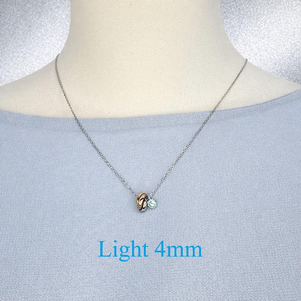 Paraiba Trinity Necklace    ― Neon Blue Collection ― SUS316L | 8枚目