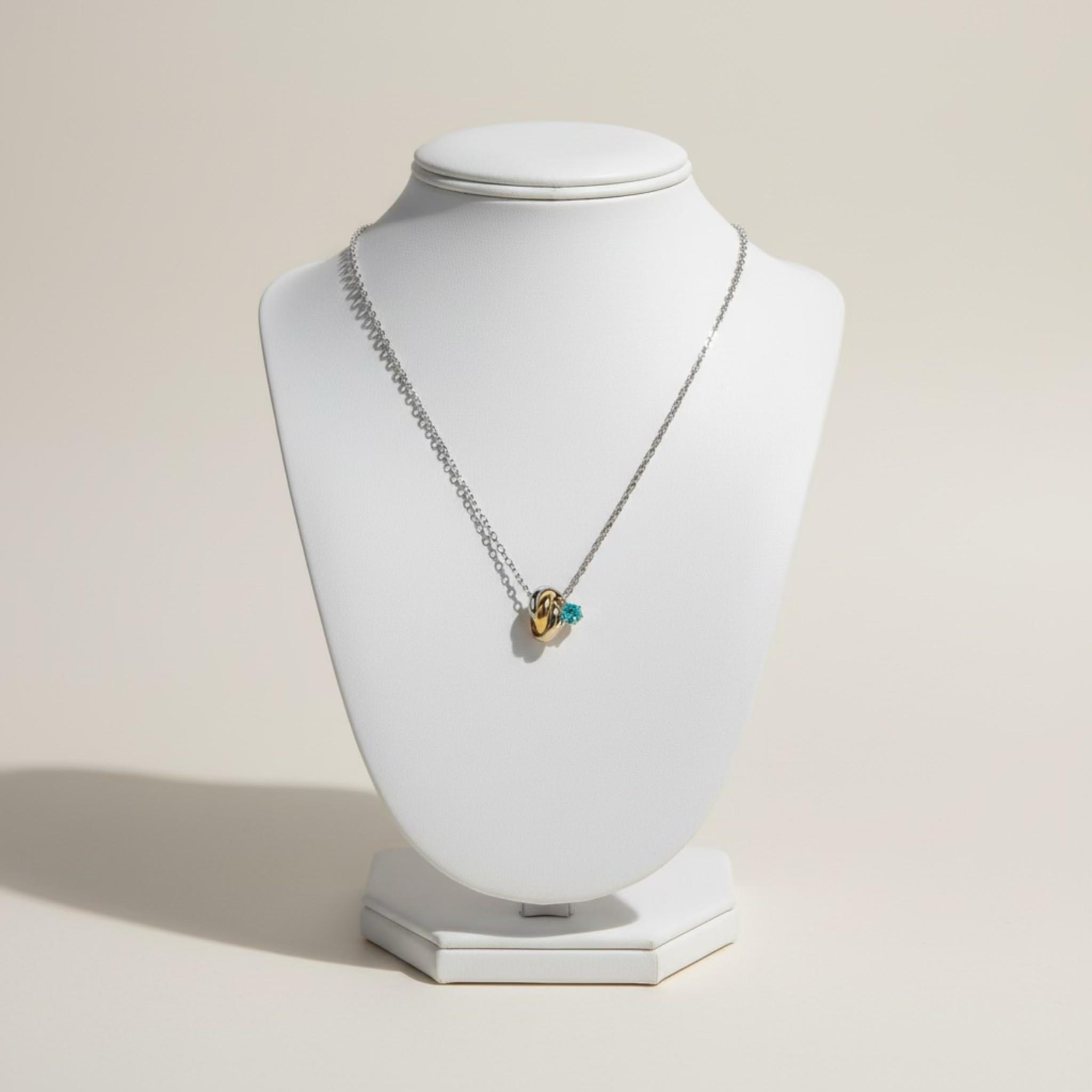 Paraiba Trinity Necklace    ― Neon Blue Collection ― SUS316L | 11枚目