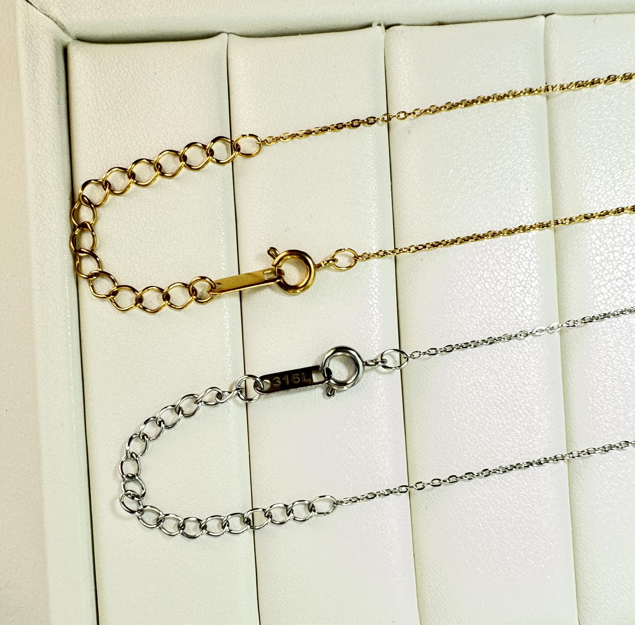 Diamond Trinity Necklace Dカラー モアサナイト x トリニティネックレス 　選べる長さ・カラー | 14枚目