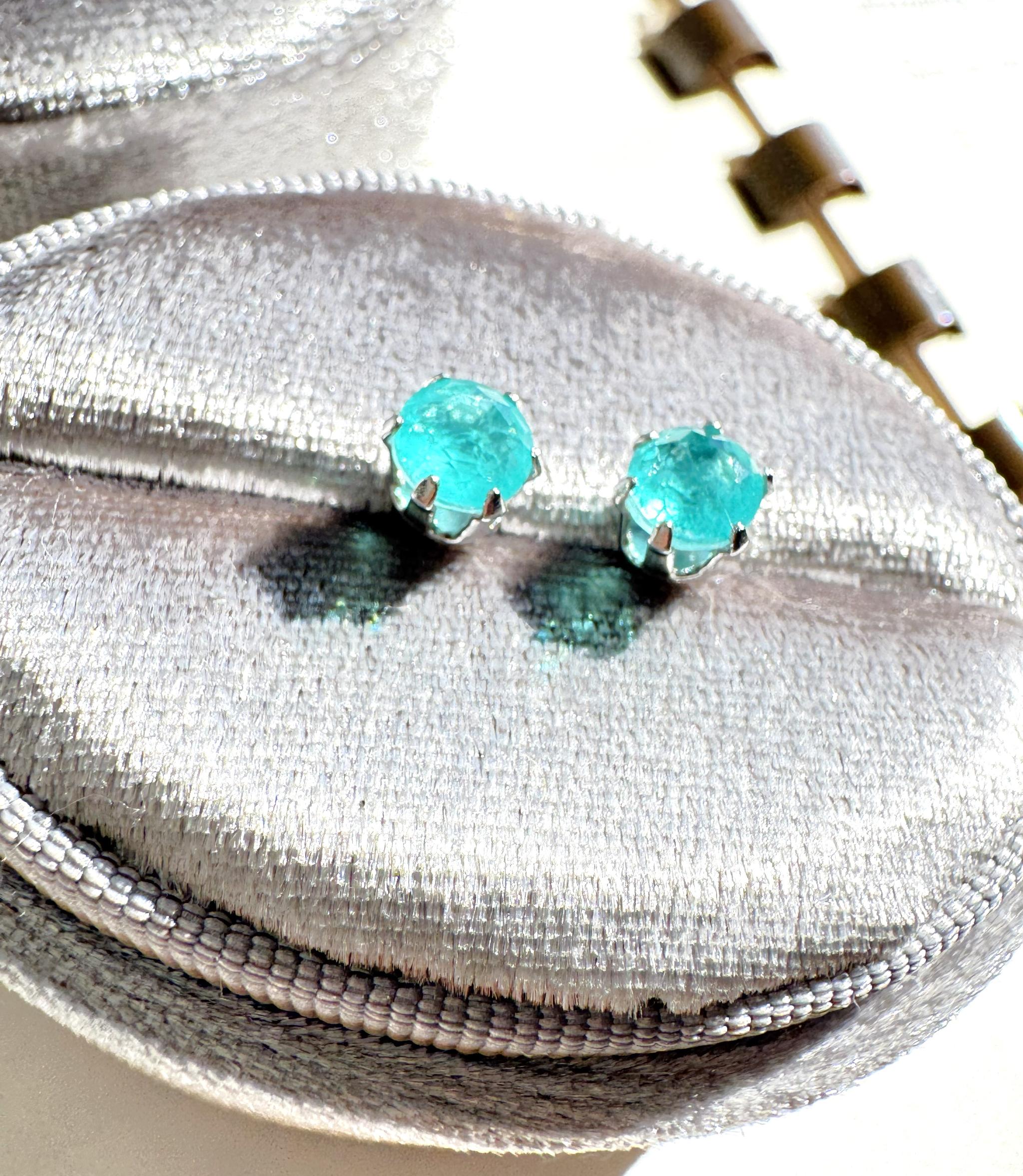 ネオンブルーの輝き 一粒ジュエリーセット 5mm｜ダブレットクリスタル｜316L｜Lumière Gem｜送料込み | 12枚目