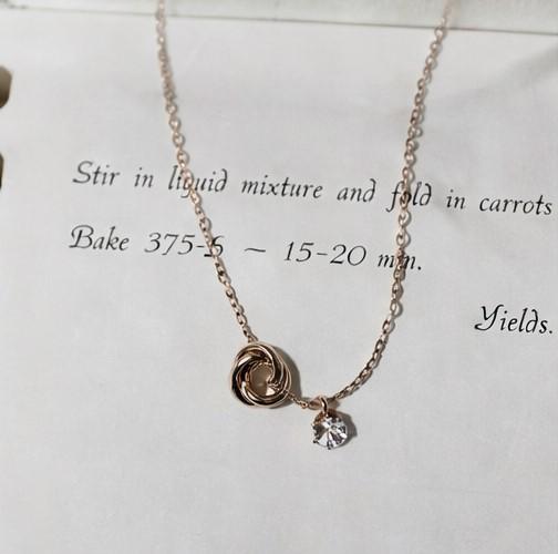 Morganite Trinity Necklace 天然モルガナイト 4mm ナイジェリア産 AAAA SUS316L | 7枚目