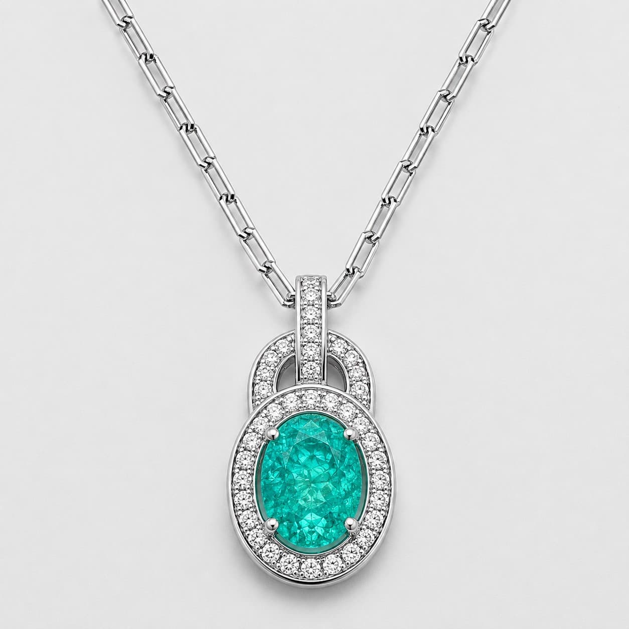 Lumen Caeruleo｜YAG Paraiba｜9×7mm｜Signature Radiant | 8枚目