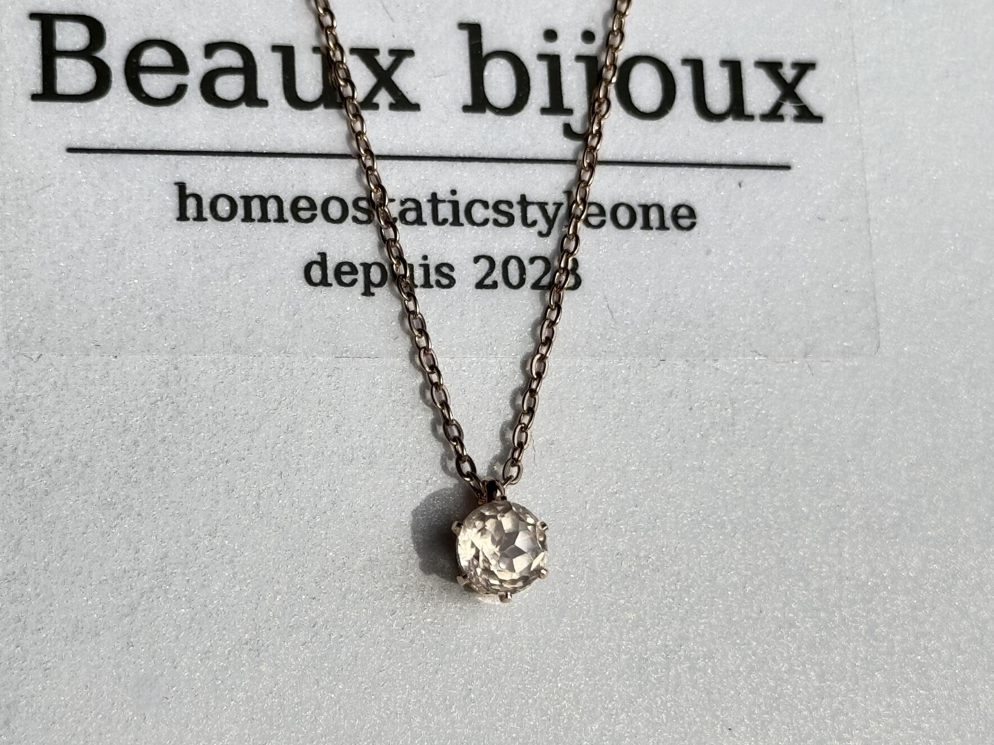 Forever Glow – ナノクリスタル モルガナイトネックレス 5mm　永遠の輝き